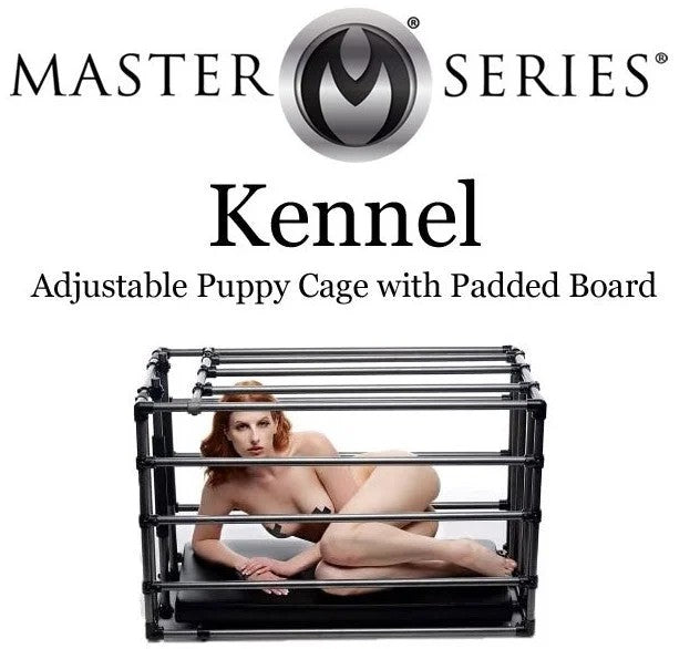 KennelAdjustablePuppyCagewithPaddedBoardbyMasterSeries