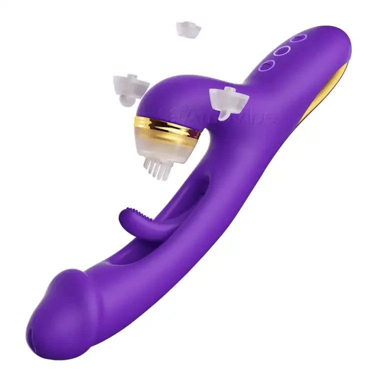 KEREROFemaleSexToysDildoVibratorswith7Vibrating&FlappingPatterns,7TappingAdultToysforWomen