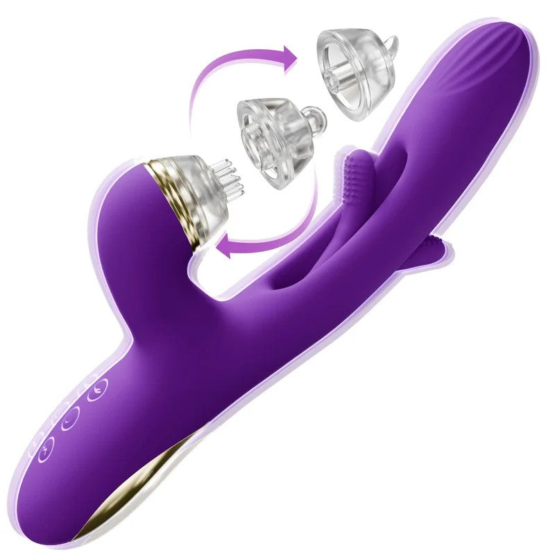 KEREROFemaleSexToysDildoVibratorswith7Vibrating&FlappingPatterns,7TappingAdultToys