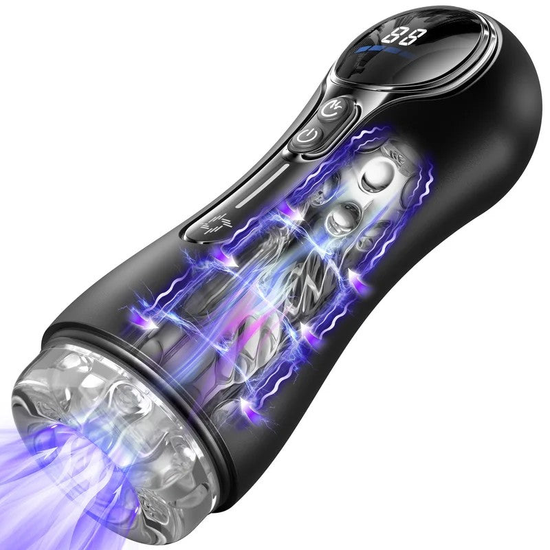 KEREROSexToysforMenMaleMasturbatorwith4Suction&9VibrationModes,