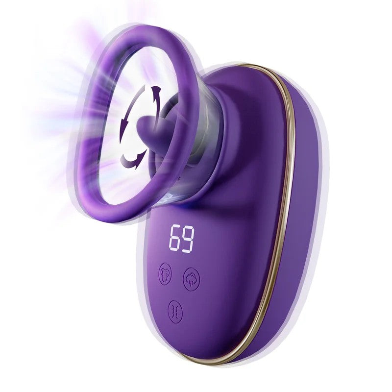 KEREROSexToysforWomenSuckingVibrator,Sucking,9TongueLicking&VibratingFemaleGSpotVibratorsNippleToys,RoseSexToysforWomenPleasure
