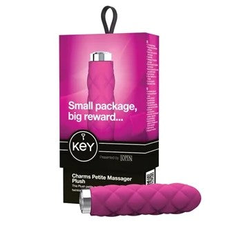 KeybyJopen–CharmsPetiteMassager–Plush(Pink)