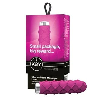 KeybyJopen–CharmsPetiteMassager–Lace(Pink)