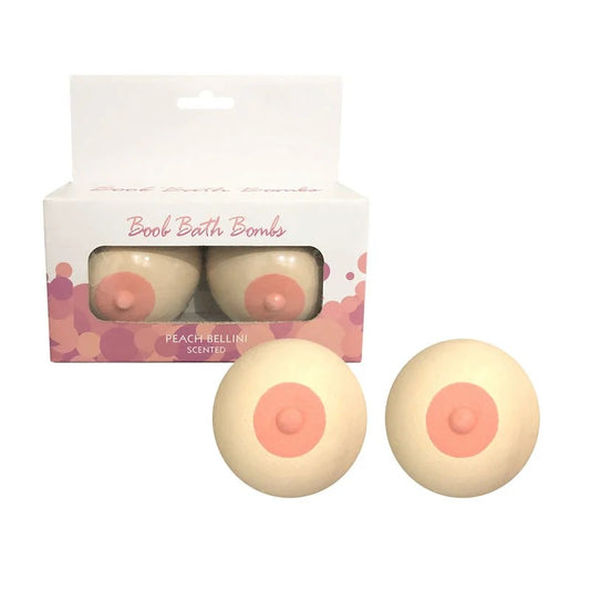 KheperGames–PeachBelliniScentedBoobBathBombs(2Pack)