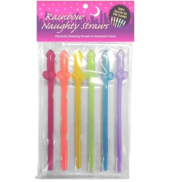 KheperGames–RainbowGlowInDarkPenisStraws.6pk