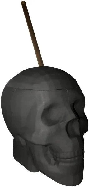 KheperGames–SkullDrinkcupwithstraw(MatteBlack)