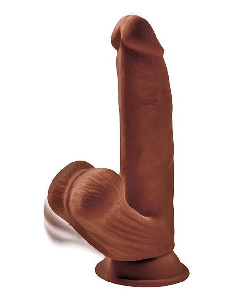 KingCockPlus8″TripleDensityCockW/swingingBalls
