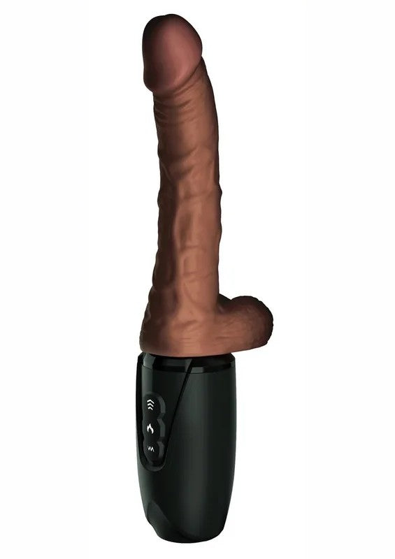 KingCockPlusRechargeableThrustingDildowithBalls