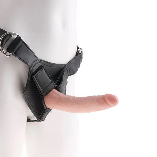 KingCockStrapOnHarness7InchRealisticDildo
