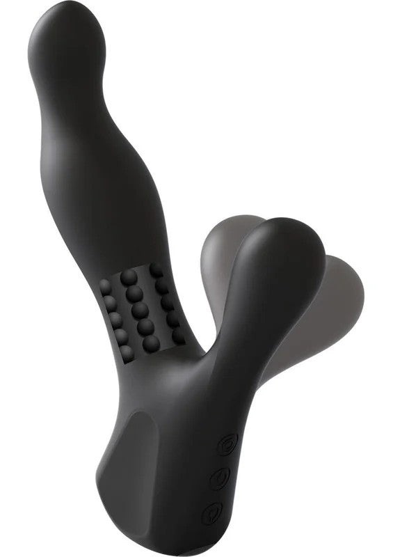 KinkUltimateRimJobRechargeableSiliconeVibratingProstateMassagerwithRotatingRidges