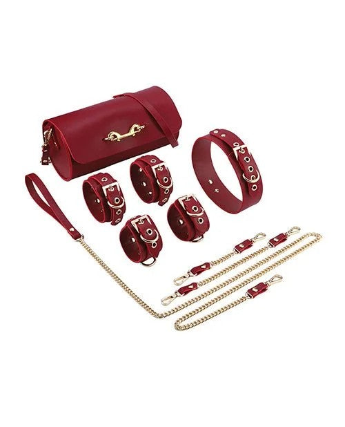 KinkyPlayBoxFedericoLuxuriousLeatherRestraintKit
