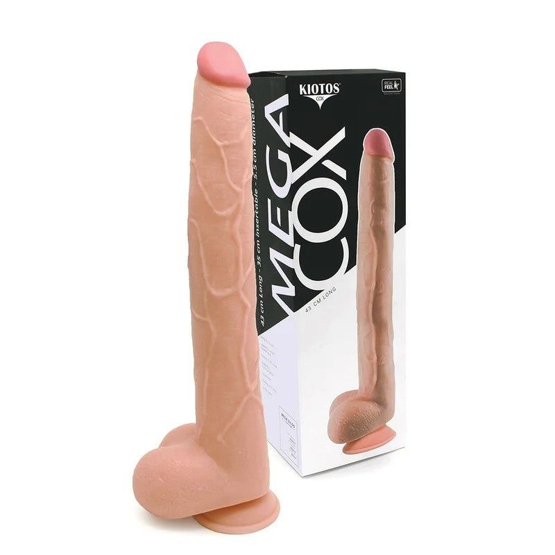 KiotosCox–MegaCox04Mega17″DongwithBalls(LightFlesh)