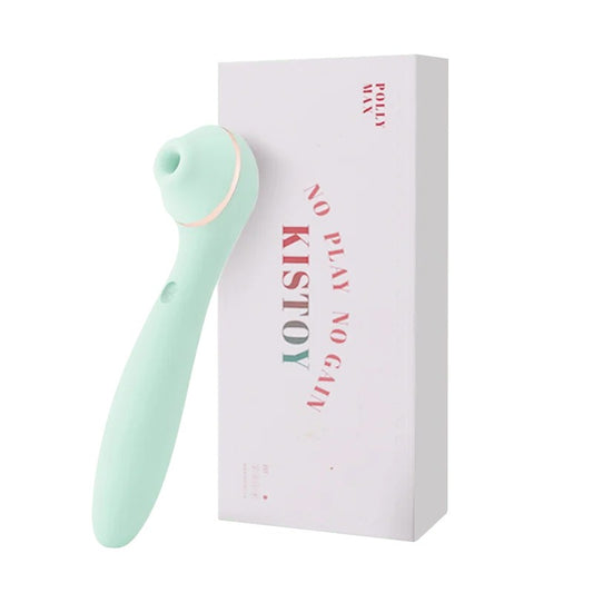 Kistoy®PollyMaxHeatedSuckingVibratingRotaryMasturbator
