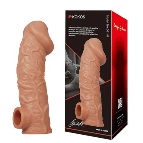 KOKOS–CockSleeveExtender–Large(MediumFlesh)