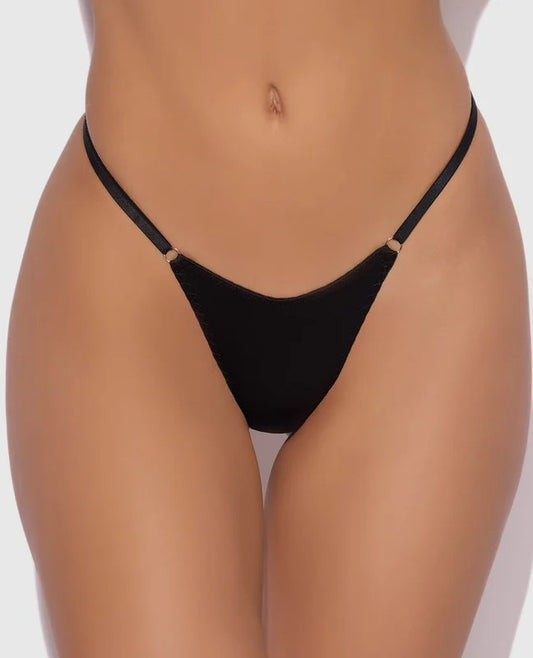 KrystalRhinestoneNetBackG-String–BlackL/XL