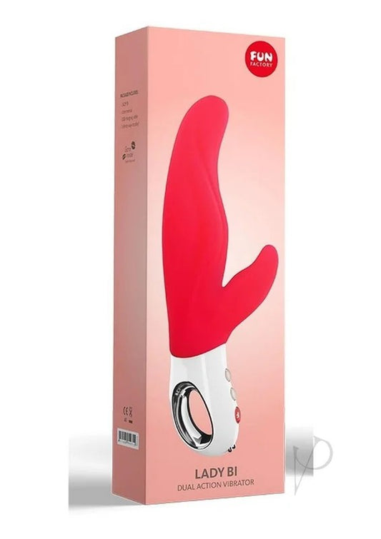 LadyBiSiliconeVibratorwithClitoralStimulator–India