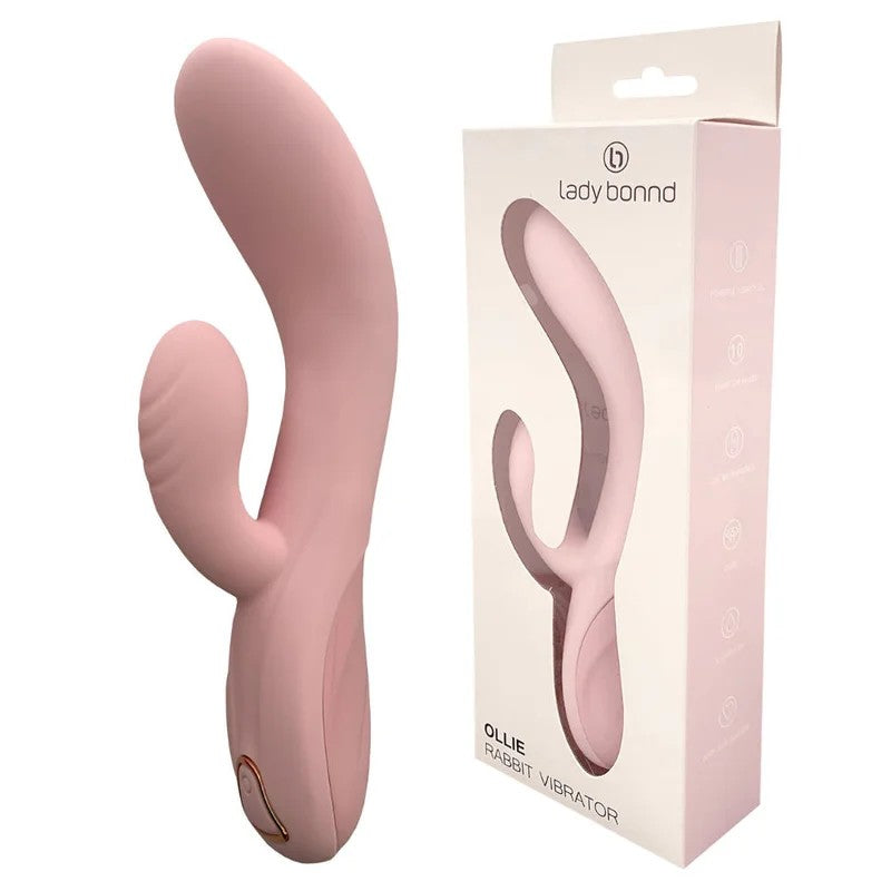 LadyBonnd–“Ollie”RabbitVibrator(LightPink)