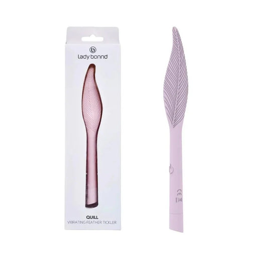 LadyBonnd–QuillVibratingFeatherTickler–(Pink)