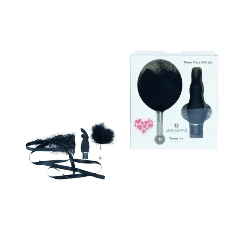 LadyBonnd–“TeaseMe”ThreePieceKit(Black)