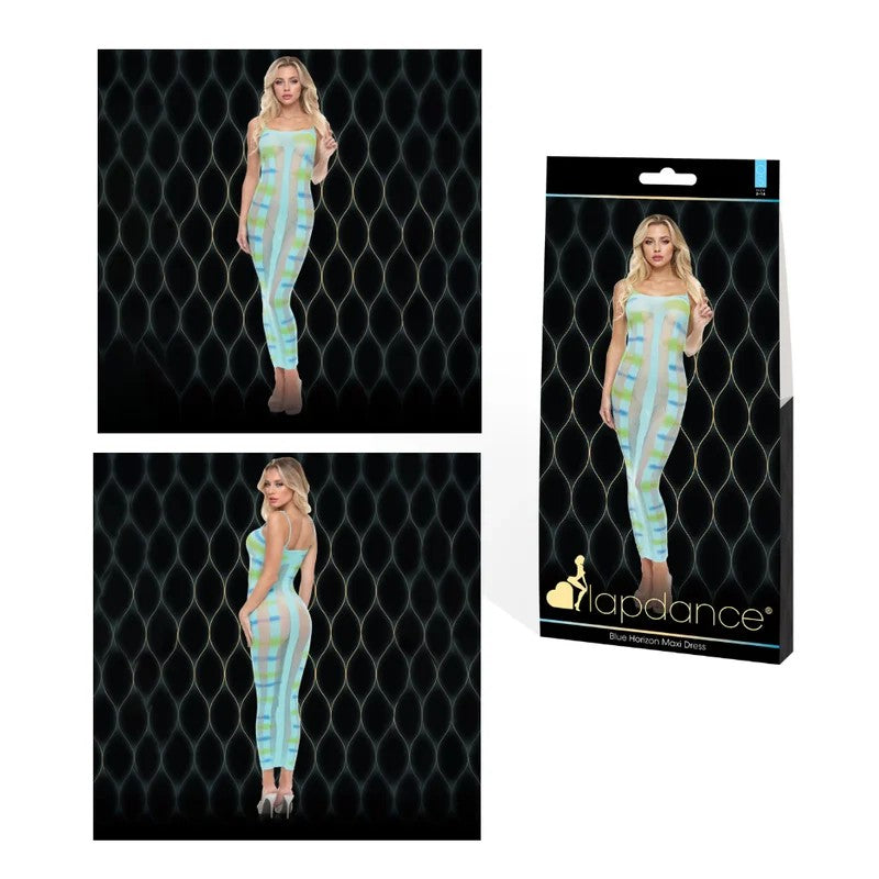 LAPDANCE–BlueHorizonMaxiDress–(Blue)–(OneSize)
