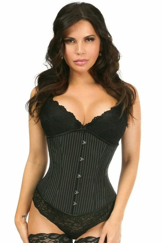 LavishPinstripeUnderbustCorsetbyDaisyCorsetsinSizeS,M,L,XL,2X,3X,4X,5X,or6X