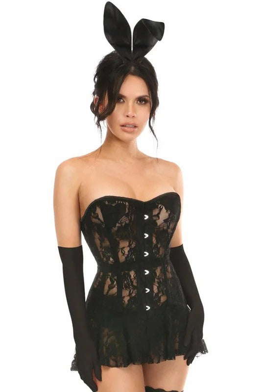 LavishSexyBlackBunnyCostumebyDaisyCorsetsinSizeS,M,L,XL,2X,3X,4X,5X,or6X