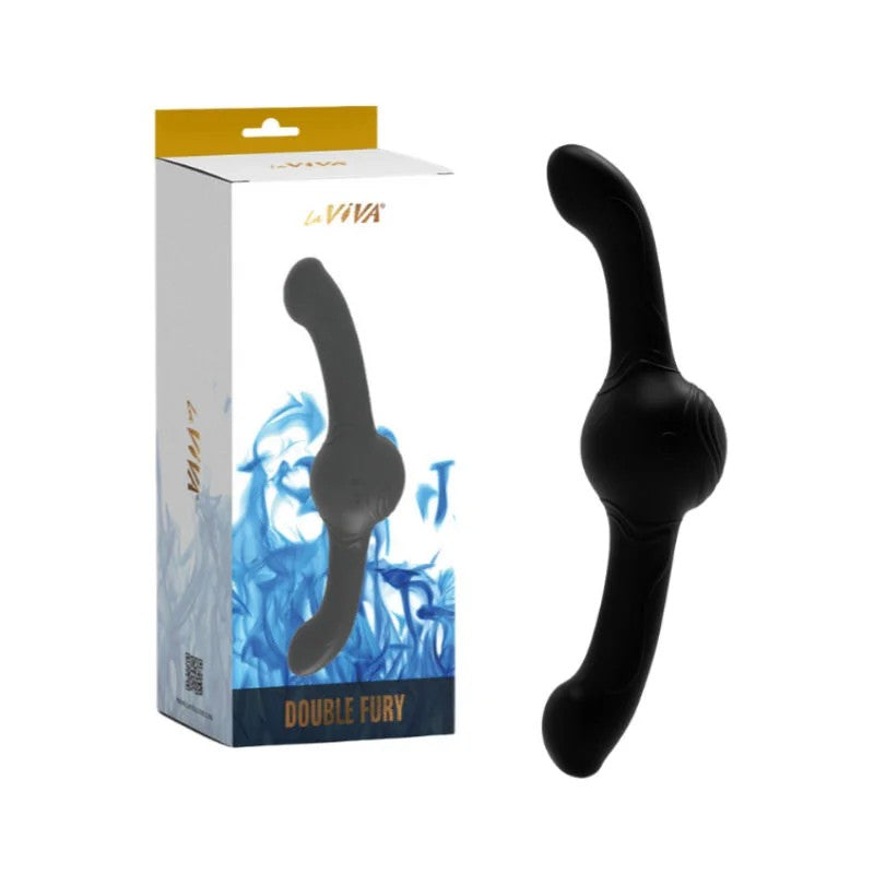 LaViva–DoubleFuryDoubleEndedDildo–(Black)