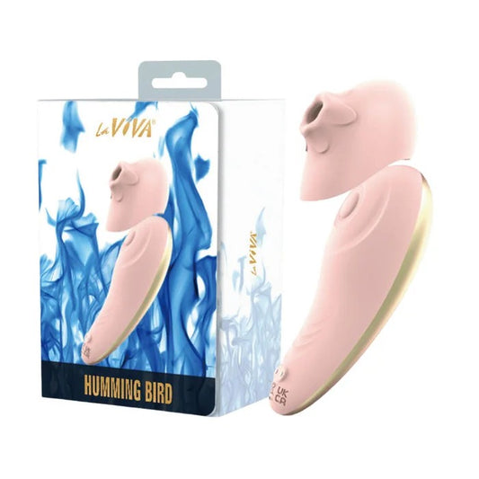 LaViva–HummingbirdClitoralAirPulseVibrator(Blush/Gold)