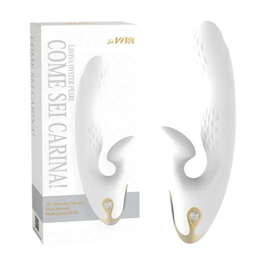 LaViva–OysterPearlComeSeiCarinaRechargeableVibrator(White)