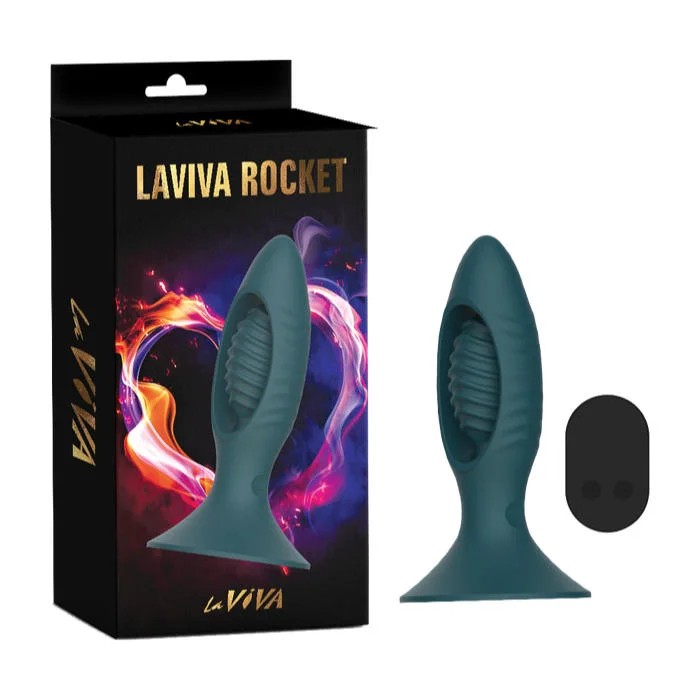 LaViva–RocketWirelessRemoteControlVibratingPlug(Teal)