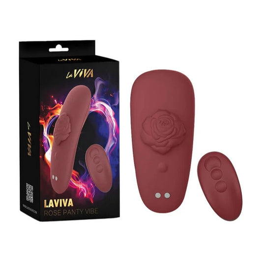 LaViva–RosePantyVibratorwithRemoteandSmartphoneApp(Red)