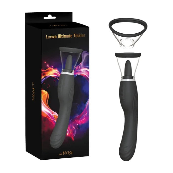LaViva–UltimateTicklerPussyPumpVibrator(Black)