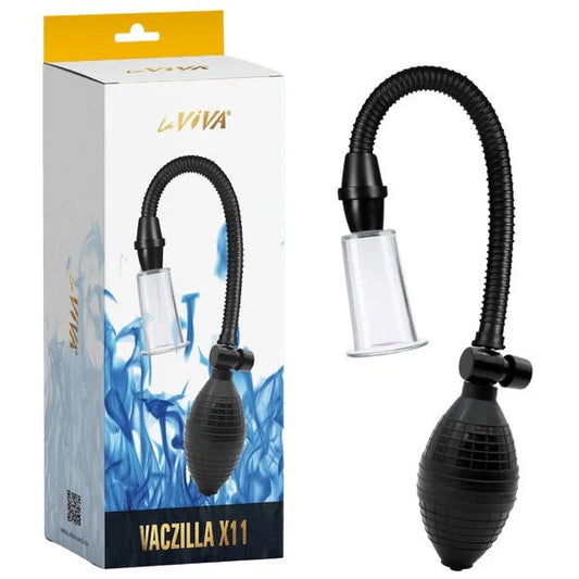 LaViva–VaczillaX11NipplePump(Black/Clear)