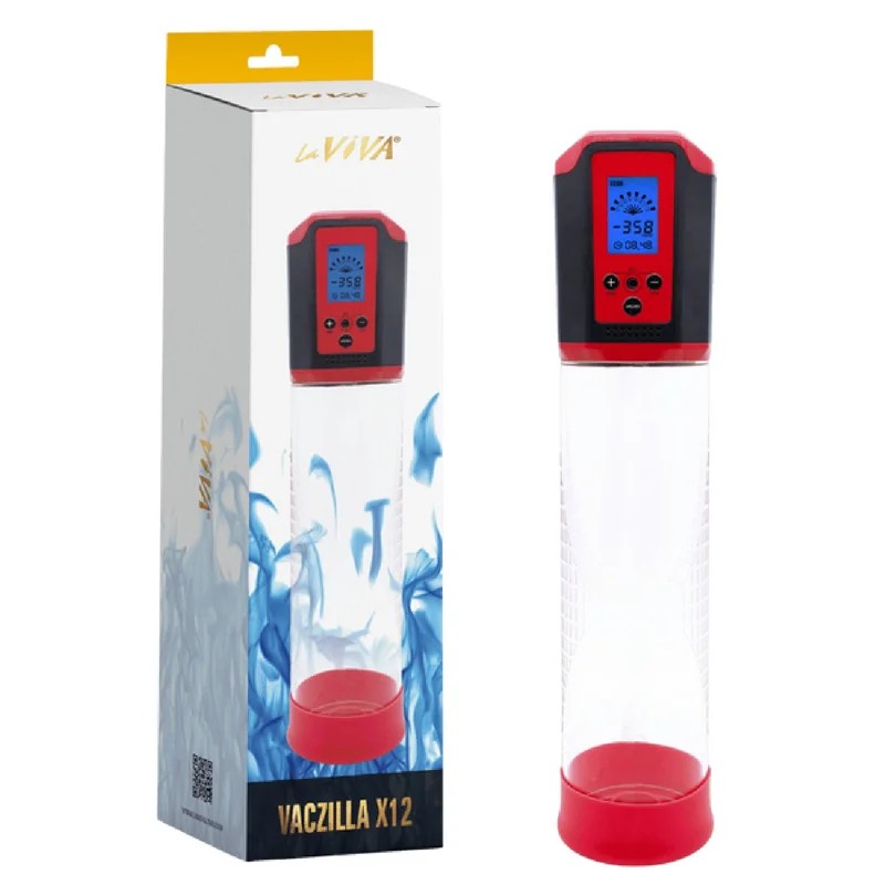 Laviva–VaczillaX12USBElectronicPenisPump|RechargeablePenisPump