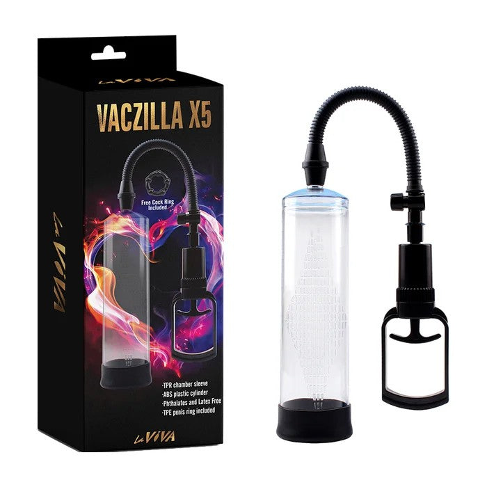LaViva-VaczillaX5PenisPumpwithGripTrigger(Clear)