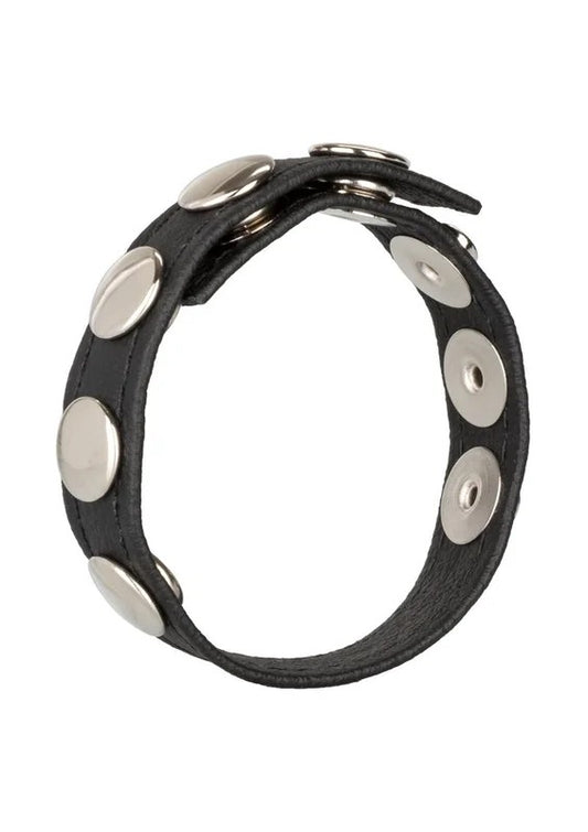 LeatherMulti-SnapCockRing