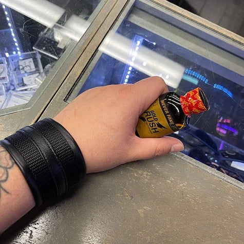 LeatherNylonWristCuff–RoughTradeGear