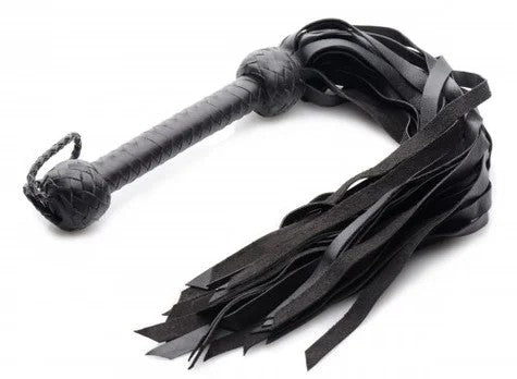 LeatherPremiumDeerskinFlogger–Black