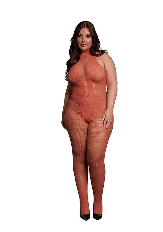 LeDesirFishnetLaceBodystocking–Queen–SunsetGlow