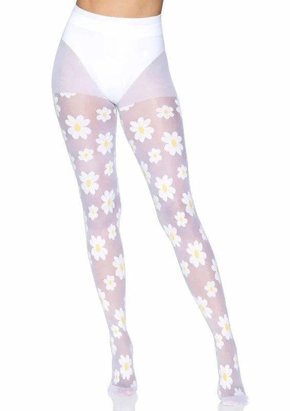 LegAvenueDaisyNylonSheerTights