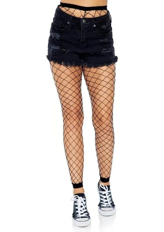 LegAvenueDiamondNetFootlessTights