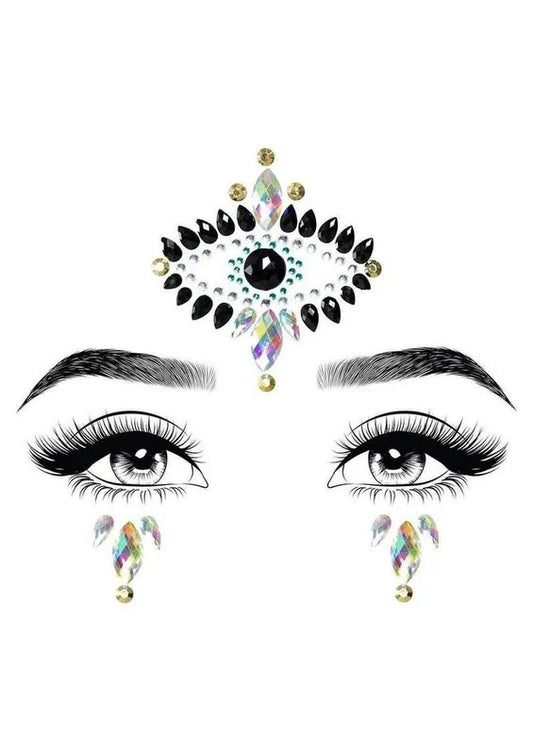 LegAvenueDivinityFaceJewelsStickersandBodyGlitter(2Packets