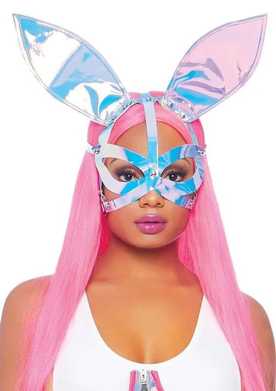 LegAvenueHolographicVinylBunnyEarMask