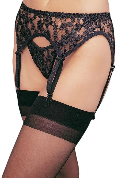LegAvenueLaceGarterBeltwithThong