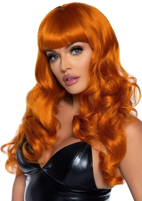 LegAvenueMisfitLongWavyBangWig–OneSize–Ginger