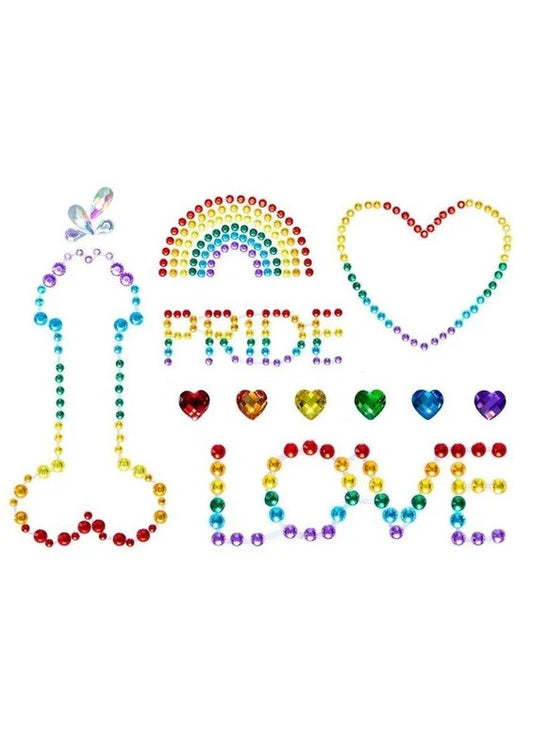 LegAvenuePrideBodyJewelsSticker