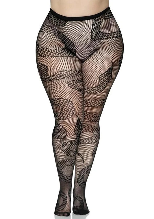 LegAvenueSnakeNetTights