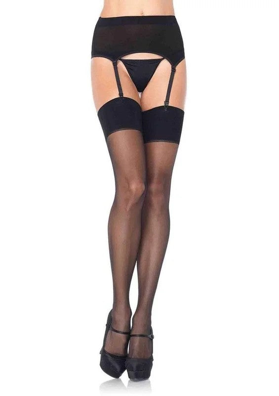 LegAvenueSpandexSheerGarterBeltandStocking
