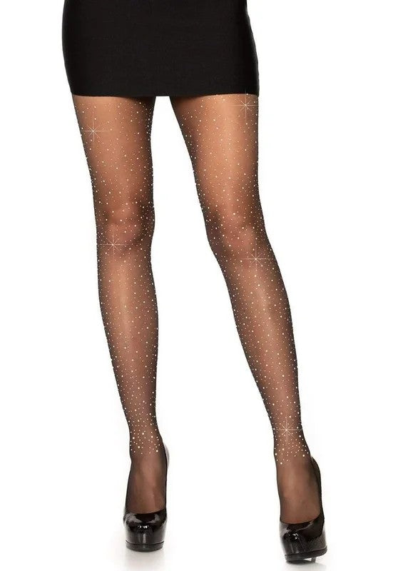 LegAvenueSpandexSheerRhinestonePantyhose