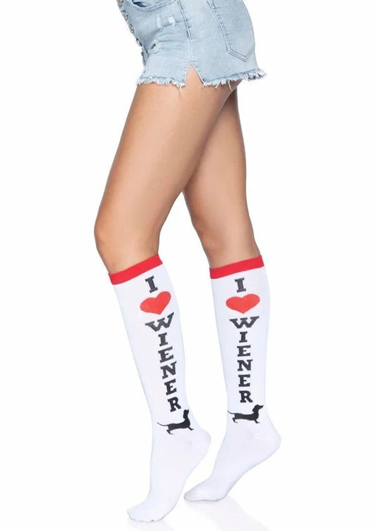 LegAvenueWeinerDogKneeHighs